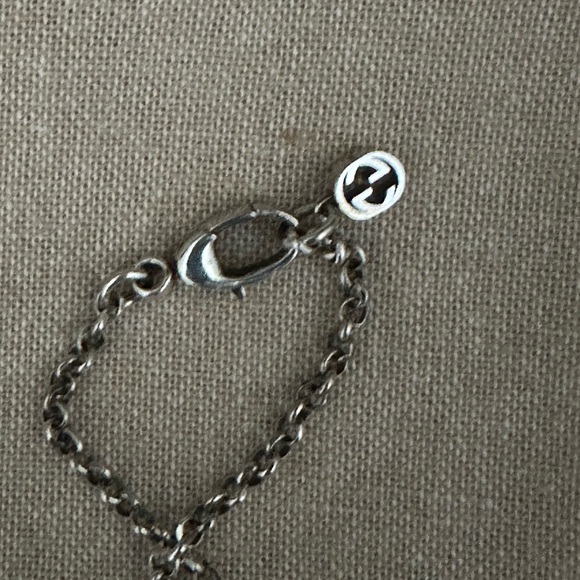 Original Gucci Sterling Silver Interlocking Key Bracelet Authentic - Picture 8 of 9